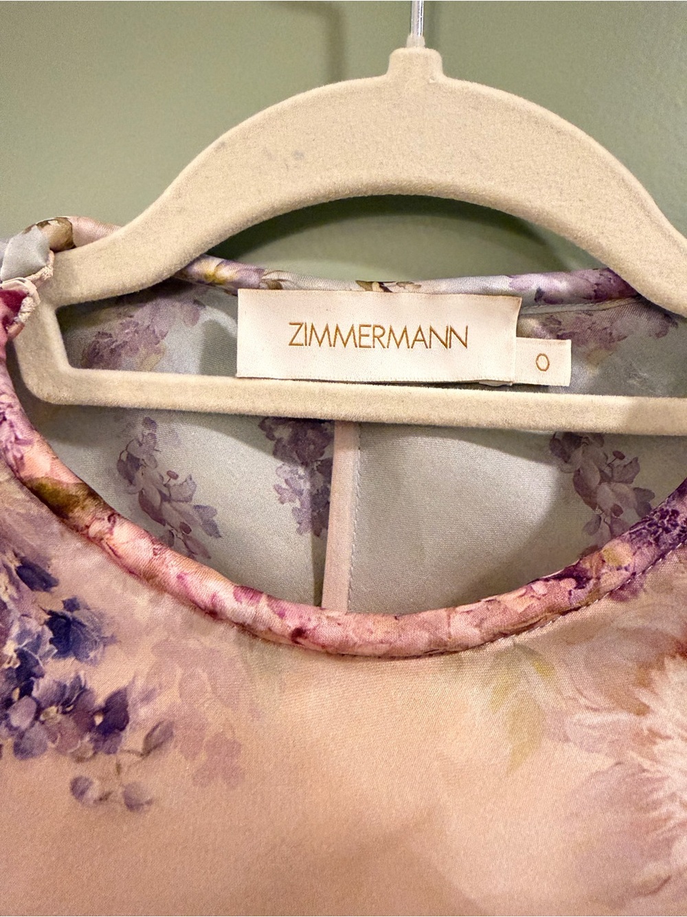 Zimmermann Pastel Floral Maxi Dress in Pink, Purple and Cream - Picture 7 of 7